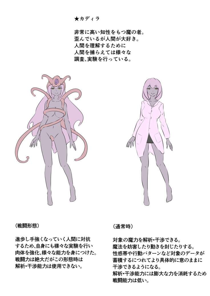 ウチの子がえっちな敵と戦って敗北する話