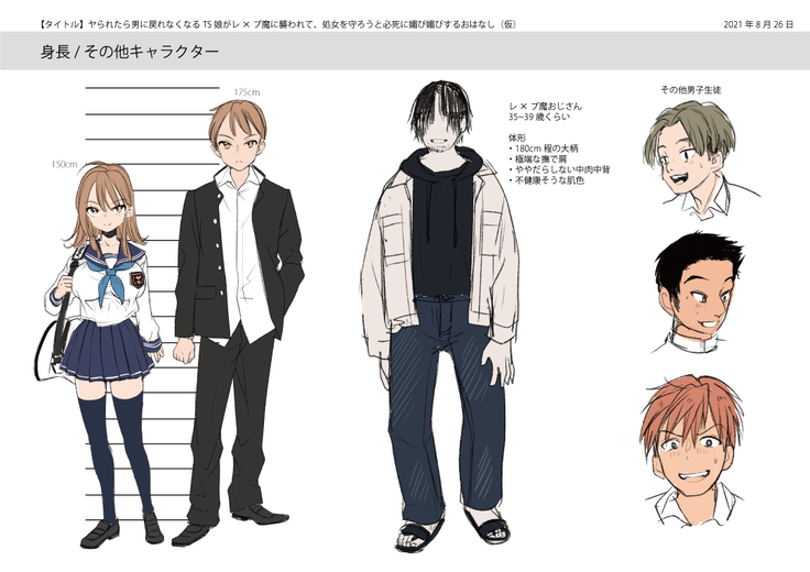 Yararetara Otoko ni Modorenaku Naru TS Musume ga Rape Ma ni Osowarete, Shojo wo Mamorou to Hisshi ni Kobikobi Suru Ohanashi