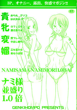 (C83) [Genki Honpo (Saranoki Chikara)] Nami-sama Nami-mori 1.0-Bai (One Piece)