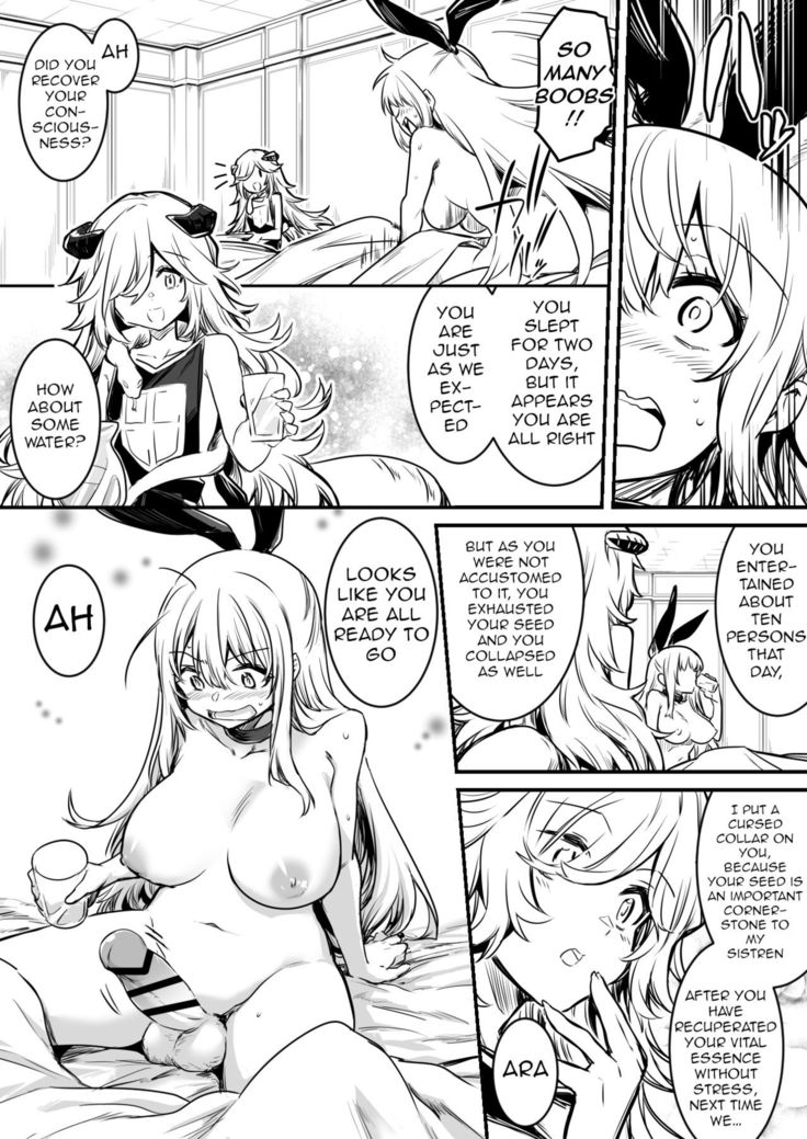 The Bewildered Adventurer-chan is Caught and Reverse-Raped as the Penis She Grew Gets Aroused by the Female Demons