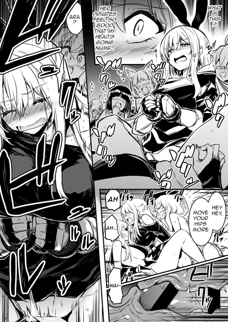The Bewildered Adventurer-chan is Caught and Reverse-Raped as the Penis She Grew Gets Aroused by the Female Demons