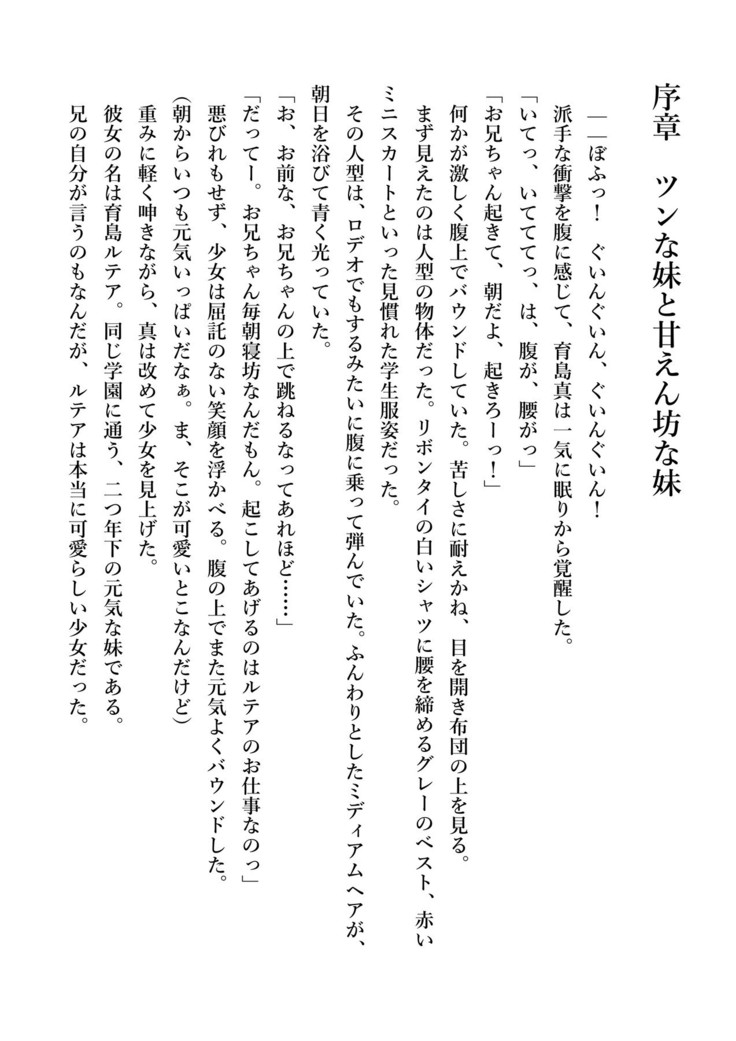 デキる妹はいかがですか？ 淫魔な妹と甘エロ子作り