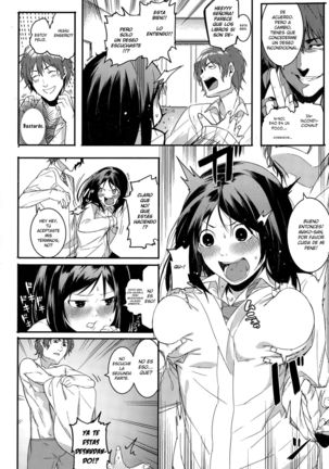 Aware Mako-chan wa Naka ni Dasarechaimashita | Mako-chan Consiguió Un Creampie Page #4