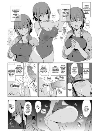 Omae no Nee-chan Onaho Gasshuku Itteru Rashii ze | It seems your girlfriend is going to the cock sleeve camp Page #24