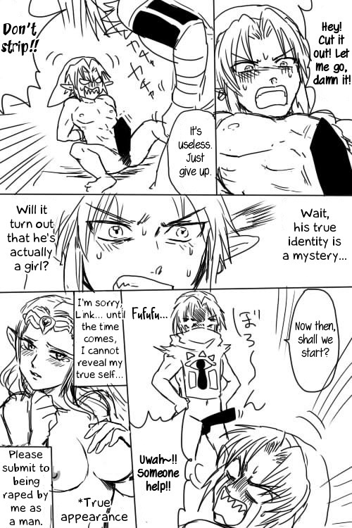 Link to Zelda ga Jun Ai Ecchi suru Manga