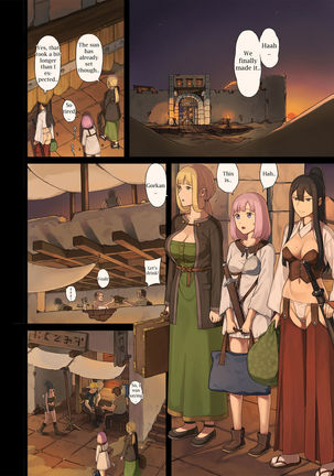 The Female Adventurers - Upon Arriving at an Oasis Page #8
