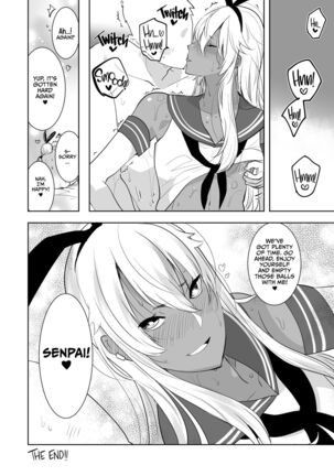Kasshoku Otokonoko DeliHeal no Erohon ~Yattekita Shimakaze-kun wa Daigaku no Charai Kouhai de――?! Hen | Tan Crossdressing Call Boy Page #21