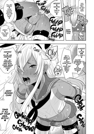 Kasshoku Otokonoko DeliHeal no Erohon ~Yattekita Shimakaze-kun wa Daigaku no Charai Kouhai de――?! Hen | Tan Crossdressing Call Boy Page #18