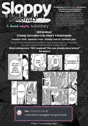 Ponkotsu Succubus Lily-chan no Sainan | Clumsy Succubus Lily-chan's Catastrophe Page #35