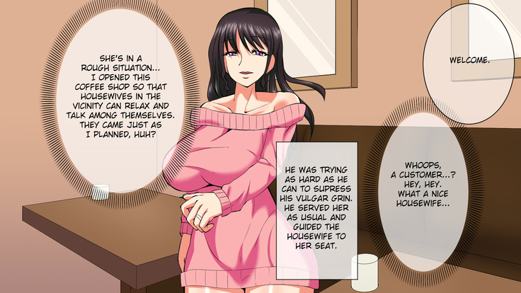 Kissaten de Kutsurogu Muchimuchi Hitozuma o Nemurasete Nakadashi Zanmai!! | Sending a Busty Married Woman to Sleep at a Coffee Shop, It's Creampie Festa!!