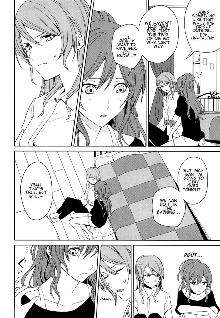 "...Shiyo?" "Dame desu"