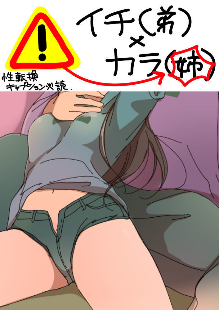 一（）×カラ（）