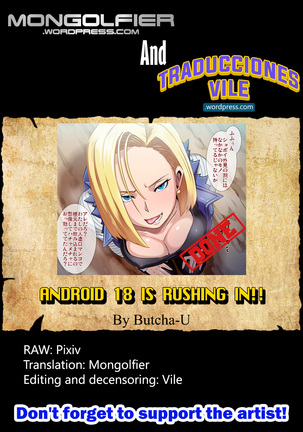 Hachamecha ga Oshiyosetekurun Ho~o!! | Android 18 is rushing in!! - Page 7