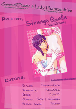 Strange Qualia Page #30