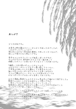 Kao Kakushite Ketsuana Kakusazu Page #24