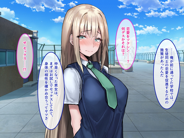 Muku na Kinpatsu Tenshi to Ecchi na Ibunka Kouryuu ~Sekinin Totte Kudasai ne~
