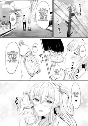 Gal Imouto ga Seishi no Kansatsu o Yamete Kurenai | My Gyaru Little Sister Wants to See My Sperm! [Broken House Scans} Page #34
