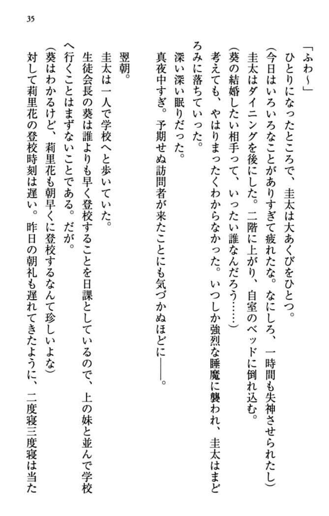 甘えんぼツンな生徒会長と巨乳小悪魔のW妹が俺を婿取りバトル中