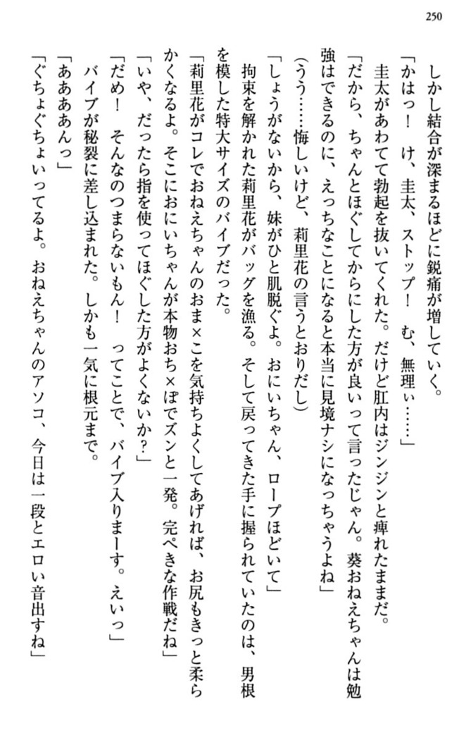 甘えんぼツンな生徒会長と巨乳小悪魔のW妹が俺を婿取りバトル中