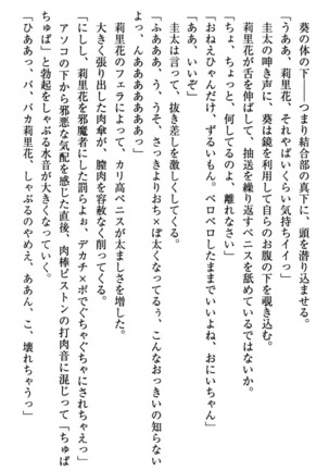 甘えんぼツンな生徒会長と巨乳小悪魔のW妹が俺を婿取りバトル中 - Page 190