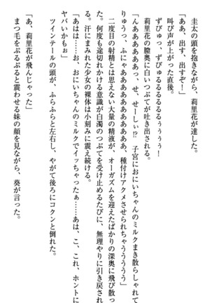 甘えんぼツンな生徒会長と巨乳小悪魔のW妹が俺を婿取りバトル中 - Page 119