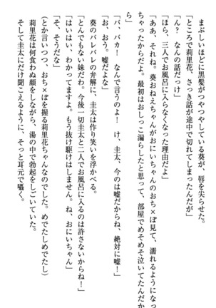 甘えんぼツンな生徒会長と巨乳小悪魔のW妹が俺を婿取りバトル中 - Page 233