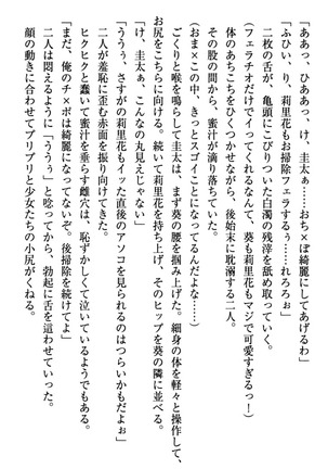 甘えんぼツンな生徒会長と巨乳小悪魔のW妹が俺を婿取りバトル中 - Page 147