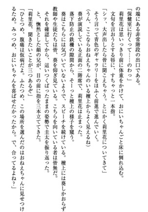 甘えんぼツンな生徒会長と巨乳小悪魔のW妹が俺を婿取りバトル中 - Page 199