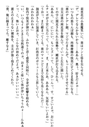 甘えんぼツンな生徒会長と巨乳小悪魔のW妹が俺を婿取りバトル中 - Page 97