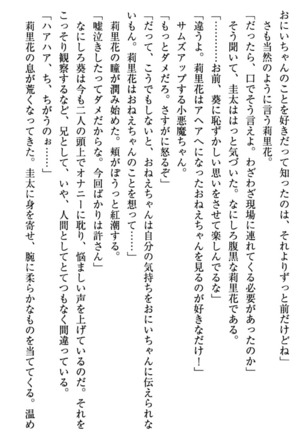 甘えんぼツンな生徒会長と巨乳小悪魔のW妹が俺を婿取りバトル中 - Page 58