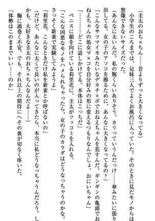 甘えんぼツンな生徒会長と巨乳小悪魔のW妹が俺を婿取りバトル中 - Page 91