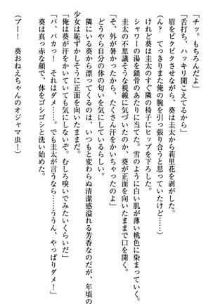 甘えんぼツンな生徒会長と巨乳小悪魔のW妹が俺を婿取りバトル中 - Page 223