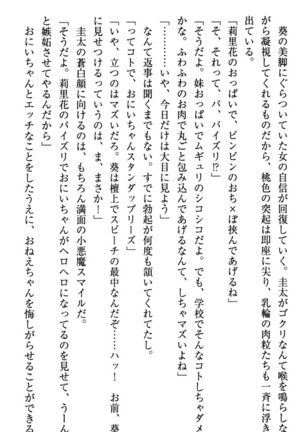 甘えんぼツンな生徒会長と巨乳小悪魔のW妹が俺を婿取りバトル中 - Page 201