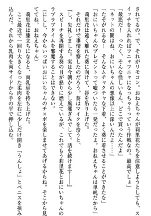 甘えんぼツンな生徒会長と巨乳小悪魔のW妹が俺を婿取りバトル中 - Page 204