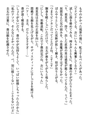 甘えんぼツンな生徒会長と巨乳小悪魔のW妹が俺を婿取りバトル中 - Page 109