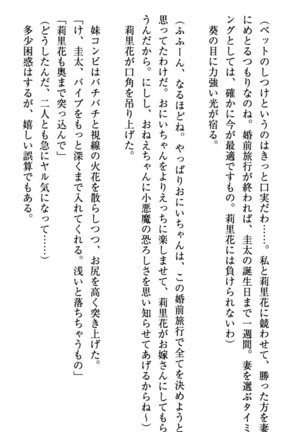 甘えんぼツンな生徒会長と巨乳小悪魔のW妹が俺を婿取りバトル中 - Page 269