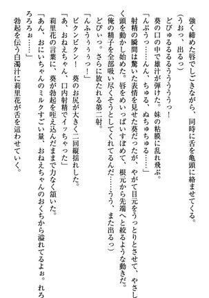 甘えんぼツンな生徒会長と巨乳小悪魔のW妹が俺を婿取りバトル中 - Page 145