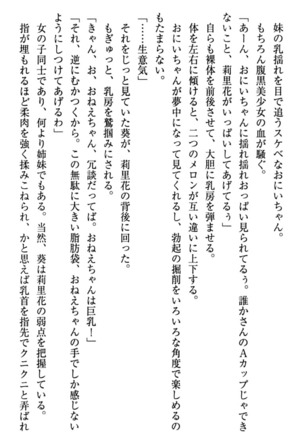 甘えんぼツンな生徒会長と巨乳小悪魔のW妹が俺を婿取りバトル中 - Page 116