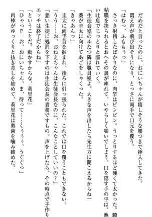 甘えんぼツンな生徒会長と巨乳小悪魔のW妹が俺を婿取りバトル中 - Page 307