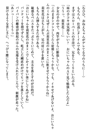 甘えんぼツンな生徒会長と巨乳小悪魔のW妹が俺を婿取りバトル中 - Page 110