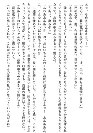 甘えんぼツンな生徒会長と巨乳小悪魔のW妹が俺を婿取りバトル中 - Page 254