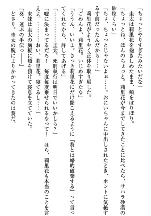 甘えんぼツンな生徒会長と巨乳小悪魔のW妹が俺を婿取りバトル中 - Page 120