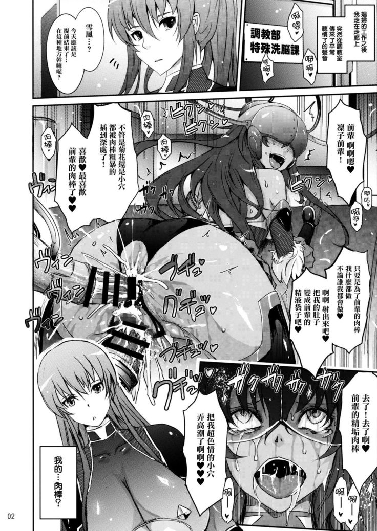 Taimanin Yukikaze ga Rei no Sennou Souchi o Rinko Senpai ni Arekore Suru VR Machine ni Makaizou Shita Kekka ga Kore de Aru.