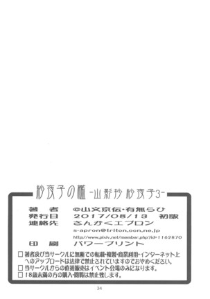 Sayoko no Ori Saneishou -Sayoko3- Page #34