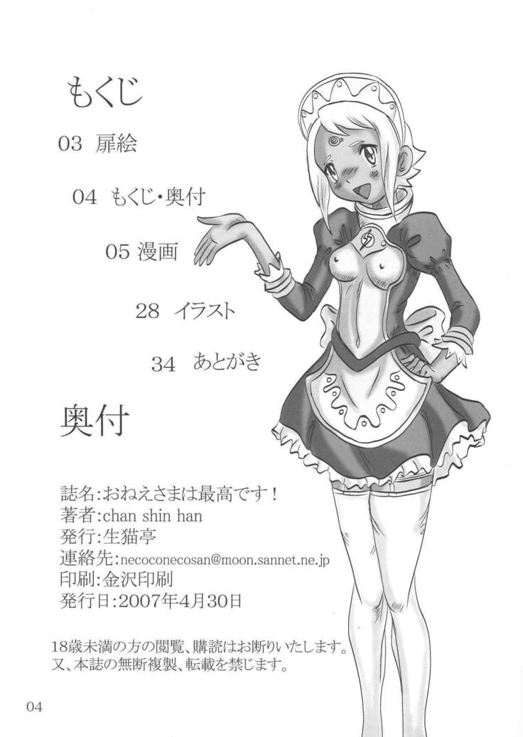 Onee-sama wa Saikou desu!