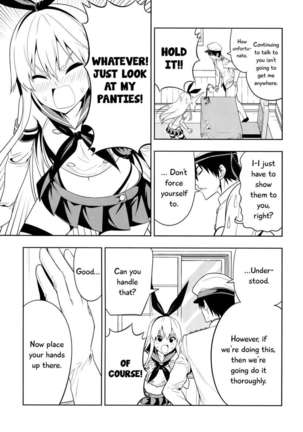 Tricking and Sexual Harassing Shimakaze, Who Wants to Become Faster Page #6