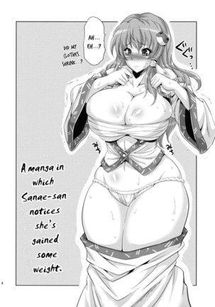 Sanae's Lewd Breasts - Page 4