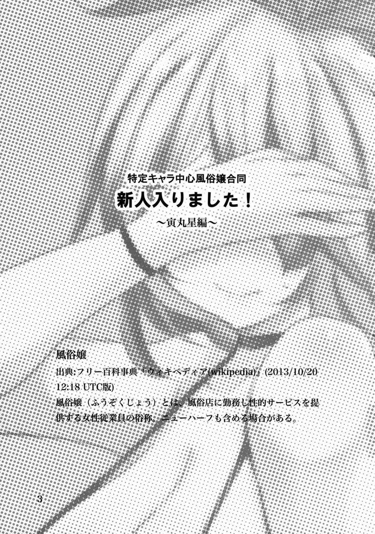 Tokutei Chara Chuushin Fuuzokujou Goudou Shinjin Hairimashita! ~Toramaru Shou Hen~