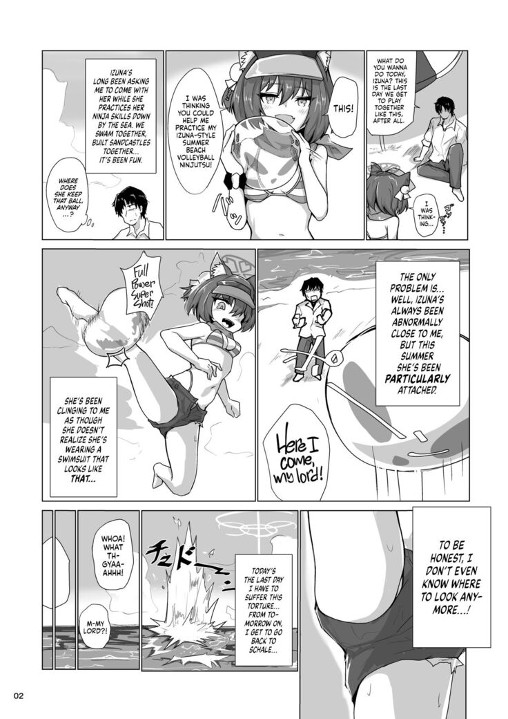 Kivotos Saikou no Ninja to Sugosu Futarikiri no Kaki Kyuuka | Going on an Exclusive Summer Vacation for Two with Izuna, the Best Ninja In Kivotos