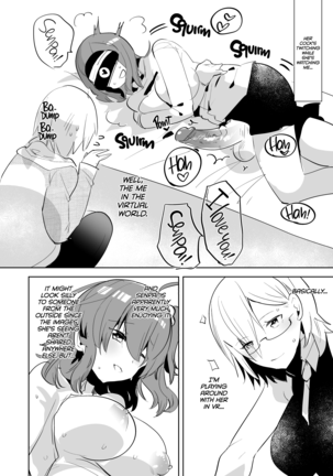 Senpai, VR yori Motto Kimochi Ii Futanari Nama Ecchi Shimasen ka? (decensored) Page #5